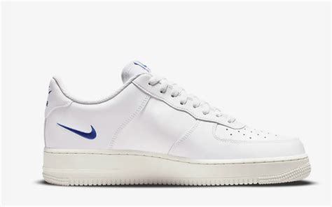 nike air force 1 wit blauw|air force 1 wit.